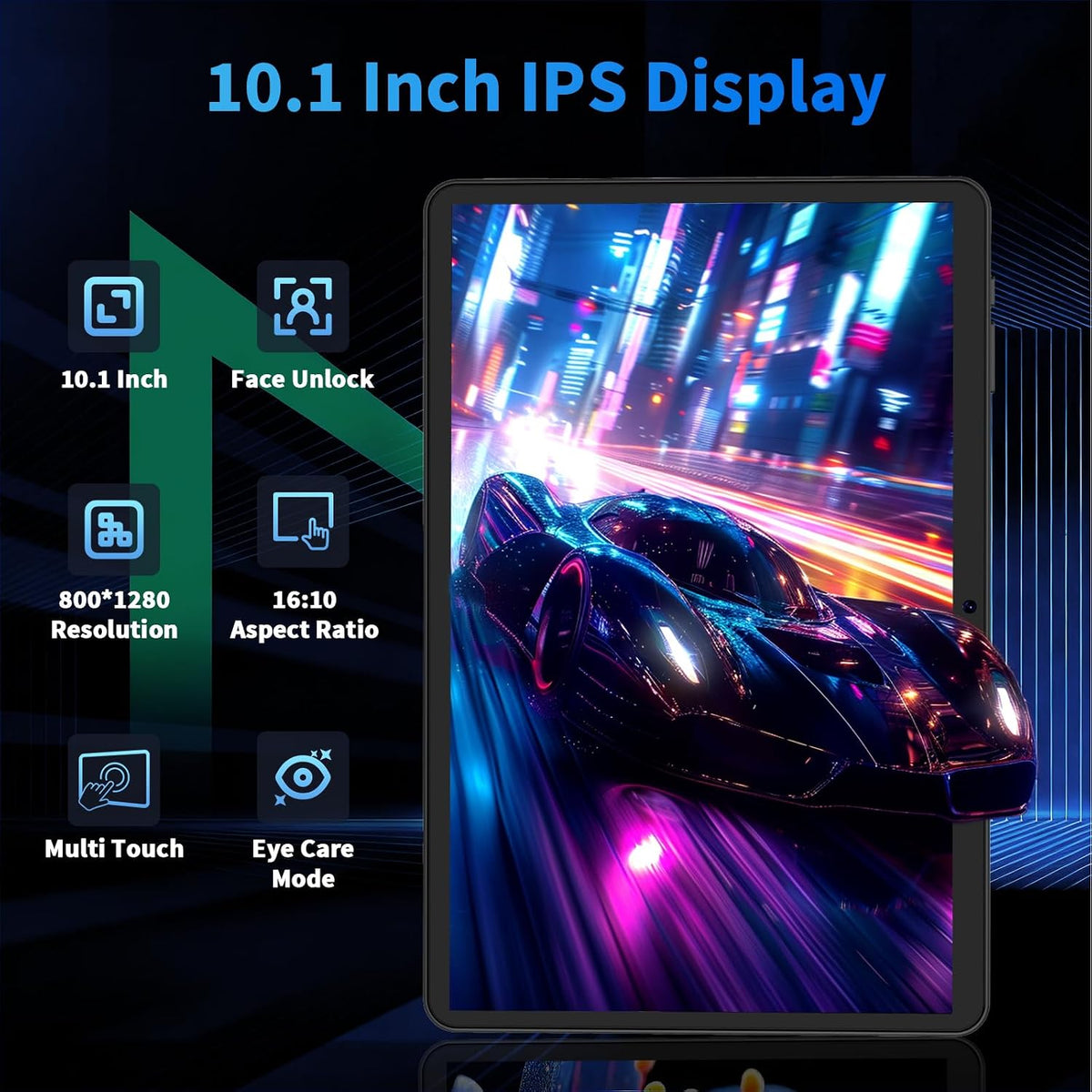 2026 10 Inch Tablet, Gemini AI Android 15 Tablet with Keyboard(Silver Case)