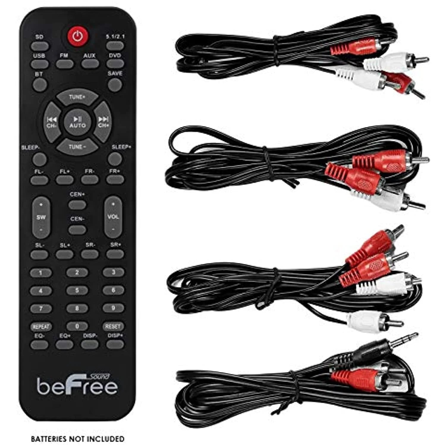 5.1 Channel Surround Sound Bluetooth Speaker System in Black - Reconditioned