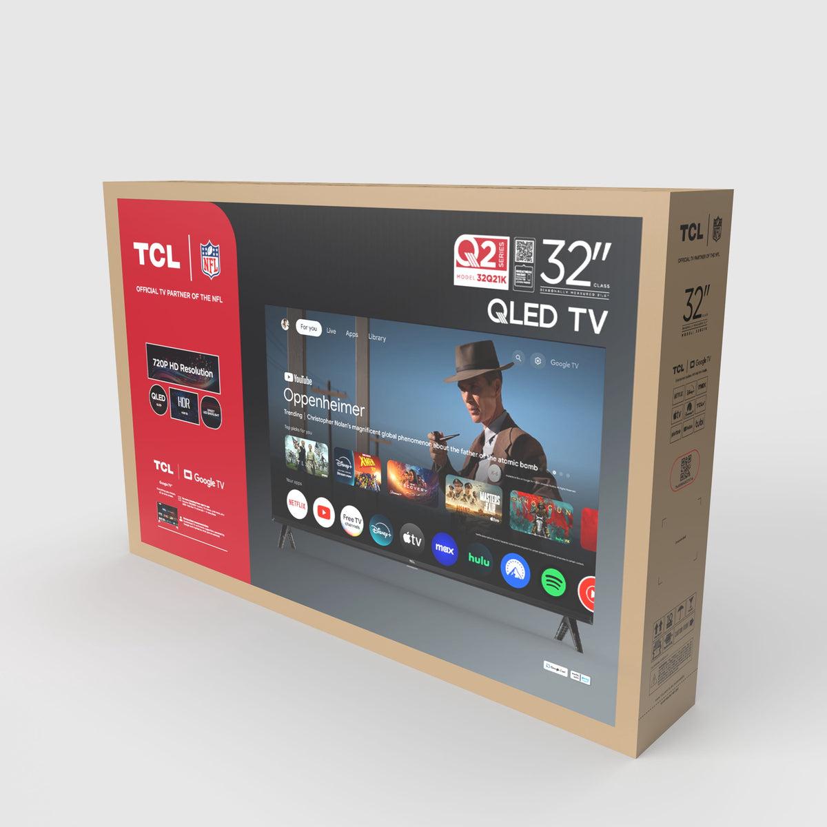 32" Q21K Series (NEW 2025) 720P HD QLED Smart TV with Google TV – 32Q21K