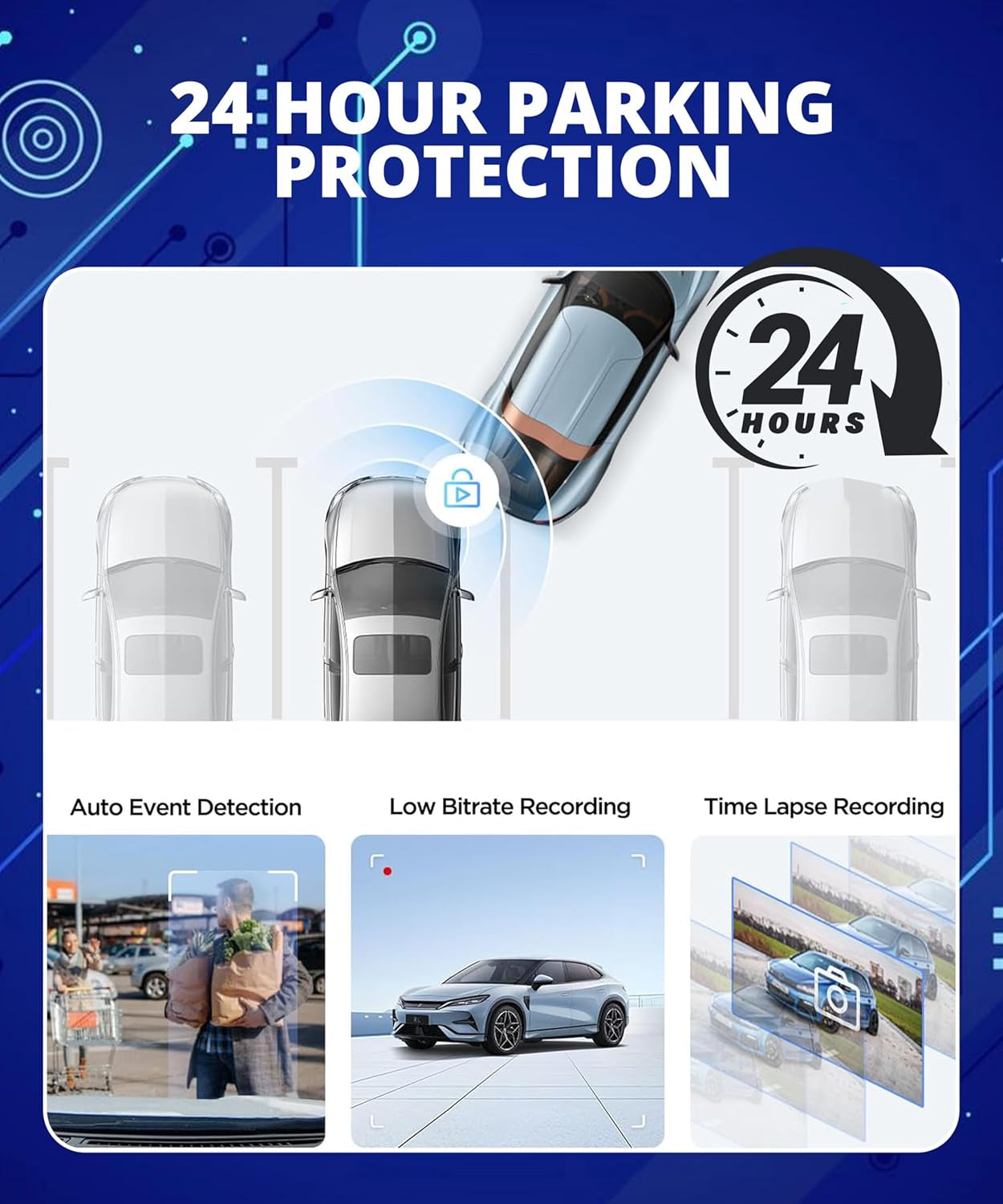 Dash Cam A119 V3 2K 2560X1440P Quad HD+ 60FPS Front Car Dash Camera, 5MP STARVIS Sensor, 140-Degree Wide Angle, GPS Included, Buffered Parking Mode, True HDR, Motion Detection, Time Lapse