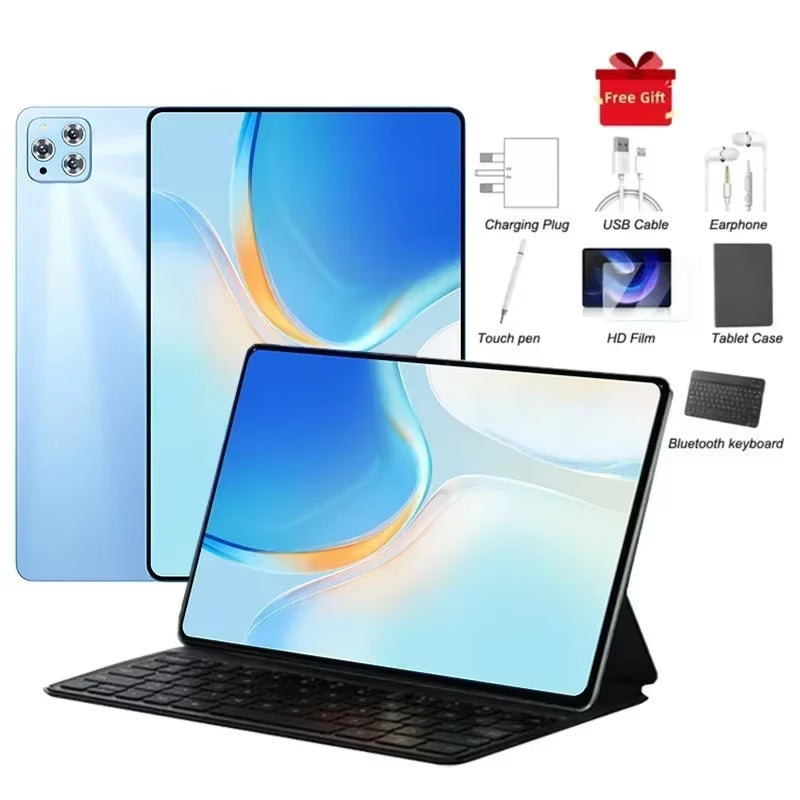 2025 Original Ipad Air Pro Tablet PC Android14 22GB+2TB 20000Mah Snapdragon870 Tablet PC 5G Dual SIM Card WIFI HD 4K Tab PC