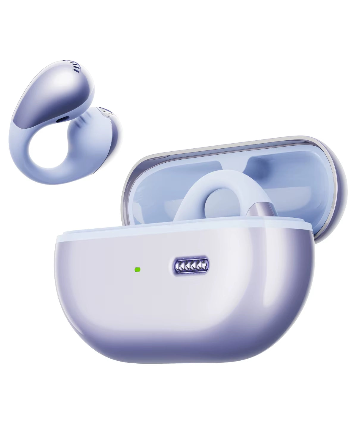 Pearlclip Pro Bluetooth 5.4 Opean-Ear Earbuds Wireless Earphones Multipoint Connection Clip on Headphones with Mic