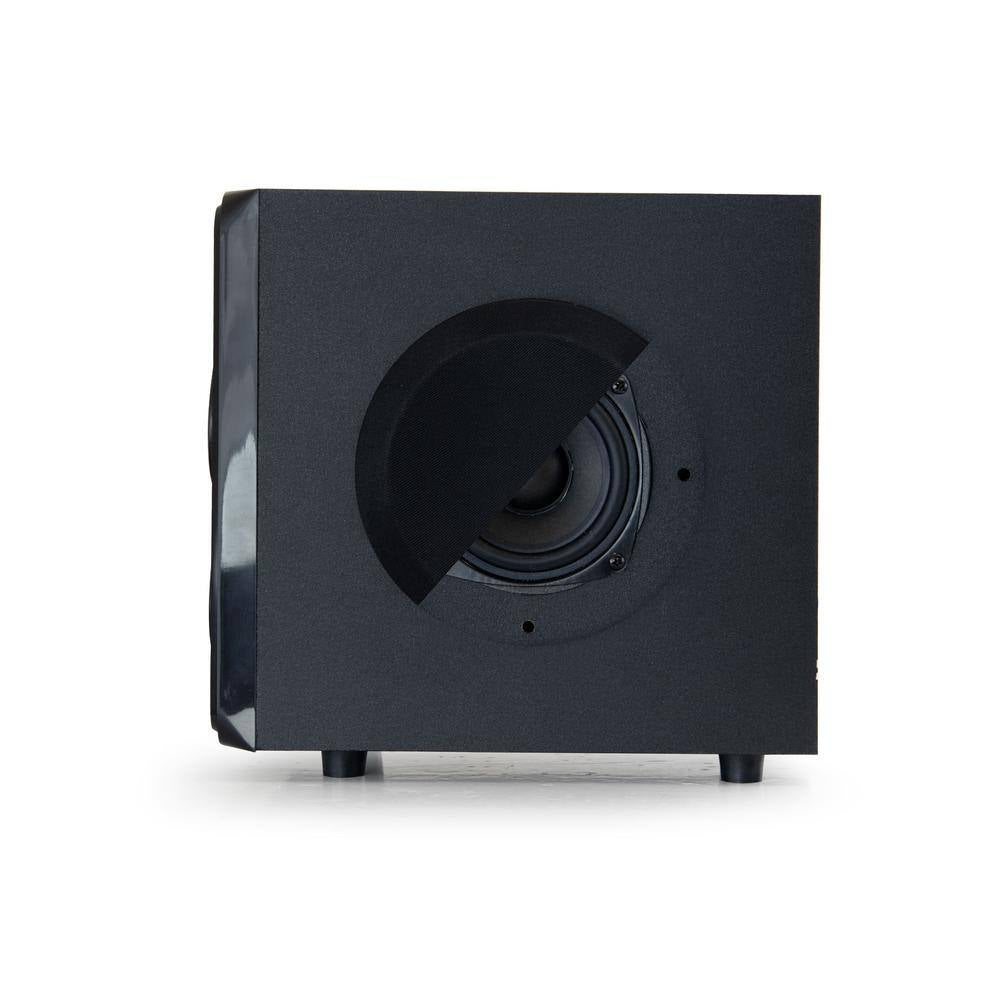 5.1-Channel Surround Sound Bluetooth Speaker System in Black
