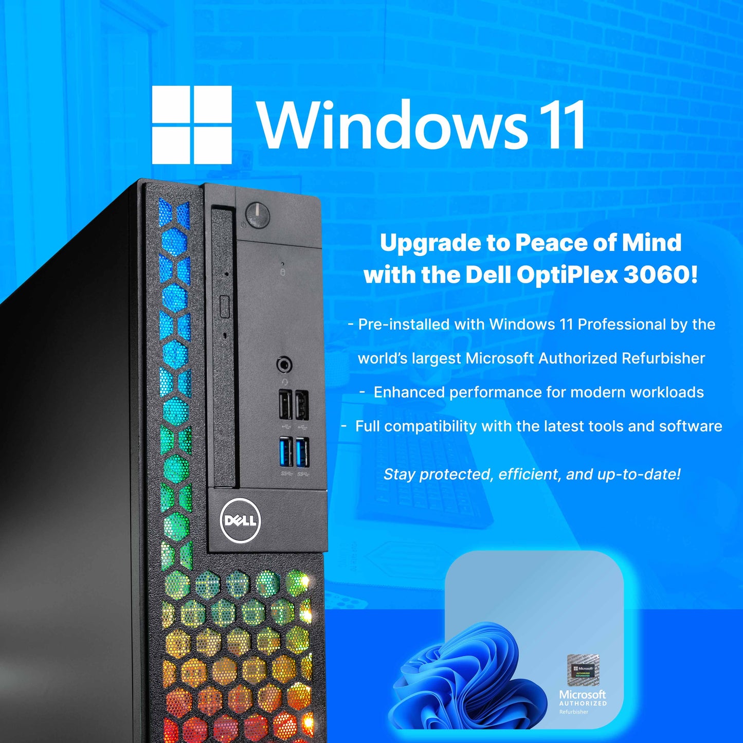 Dell Prebuilt RGB Gaming Desktop Bundle | Intel Core I5, 16GB RAM, 500GB SSD, 24" Monitor | Windows 11 | Home or School PC