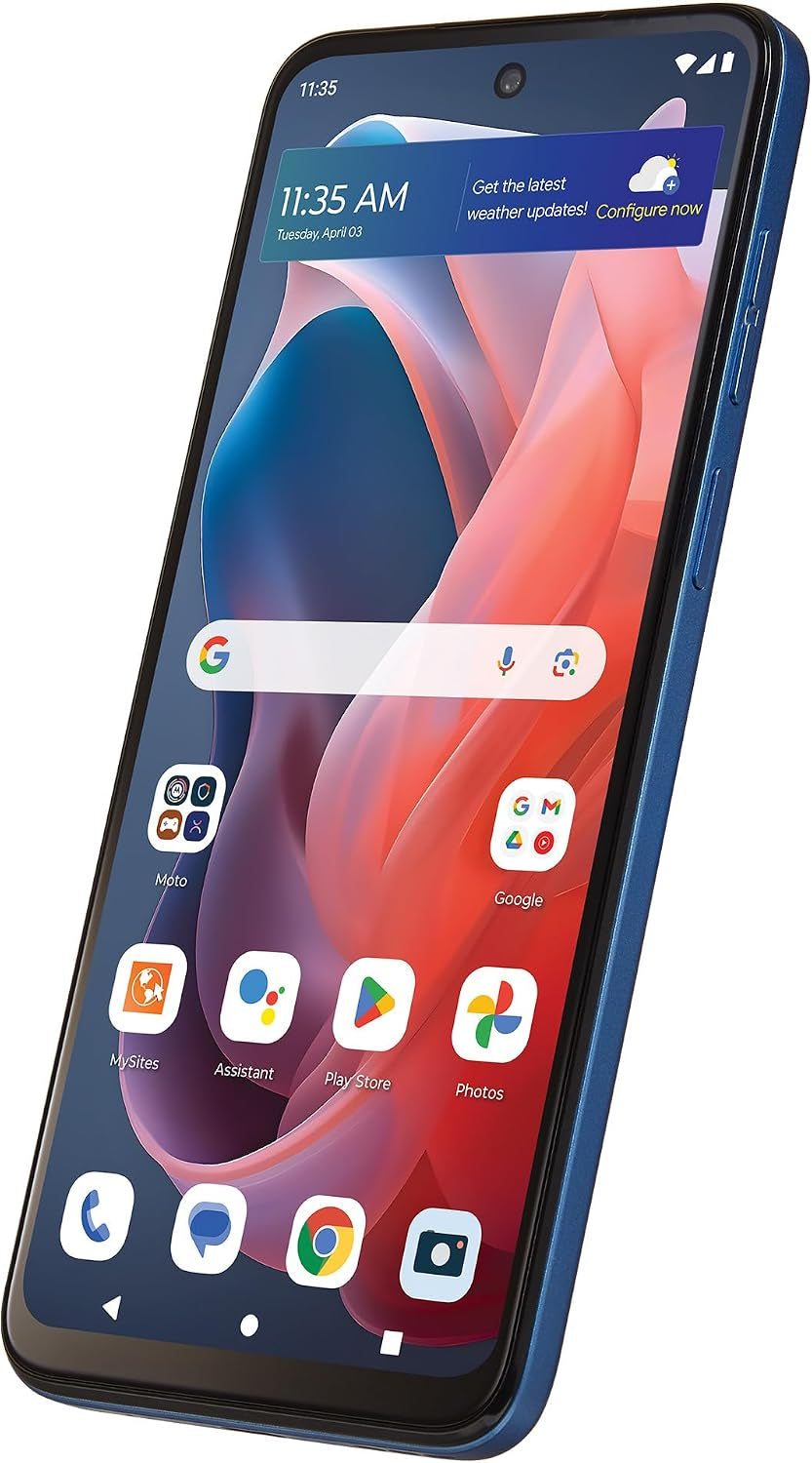 Moto G Play 2024 Prepaid Phone with a 1-Yr Plan Included