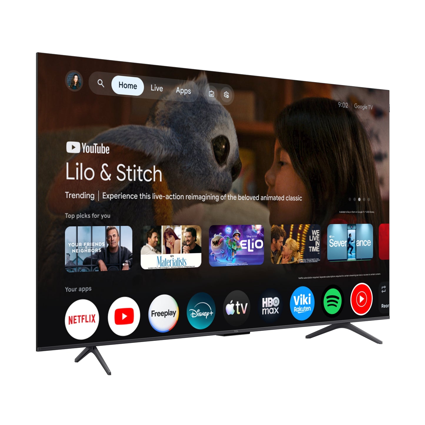 55" Q6 Series QLED 4K UHD HDR Smart Google TV (New 2024) - 55Q651G