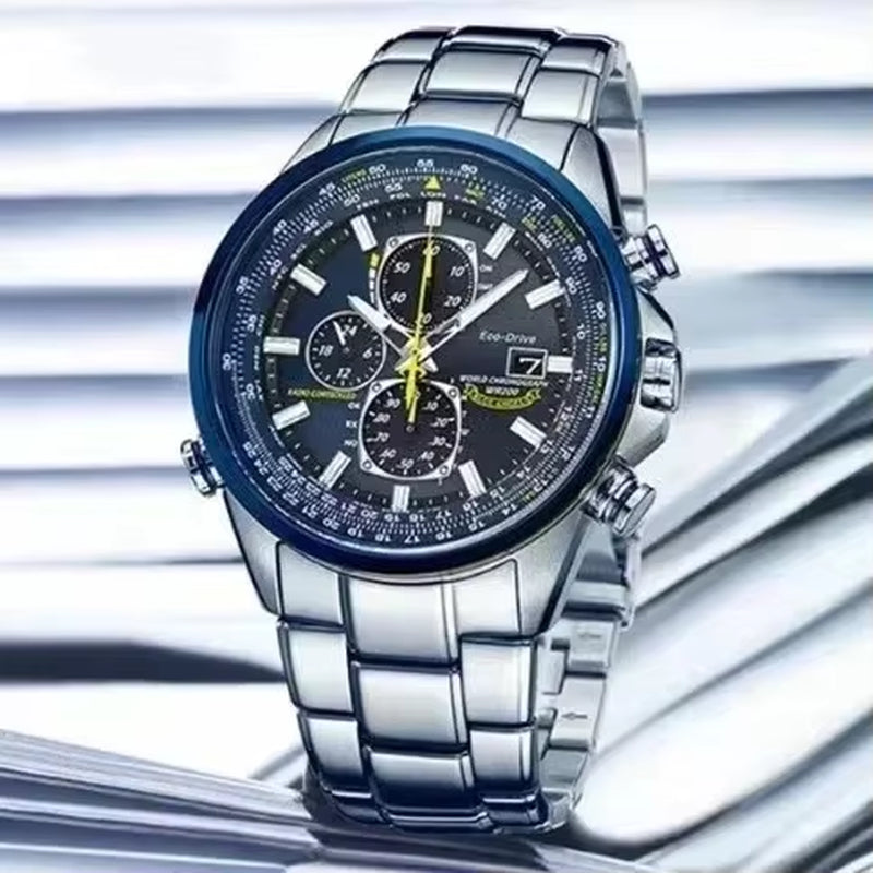 2025 Men Watches Luxury Trend Quartz Calendar Waterproof Multi Function Fancy round Watch Stainless Automatic Watch