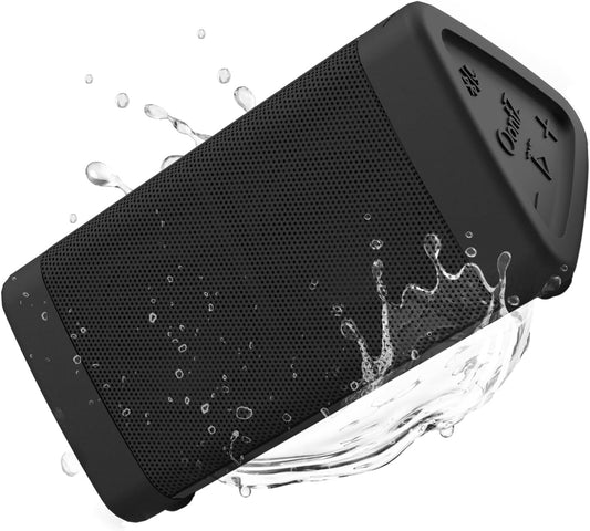 Oontz Angle 3 Bluetooth 5.4 Speaker, up to 100 Ft Wireless Range, up to 24 Hrs Playtime, Portable Small Speaker for Iphone, Android Phones, IPX5 Portable Bluetooth Speaker, Black