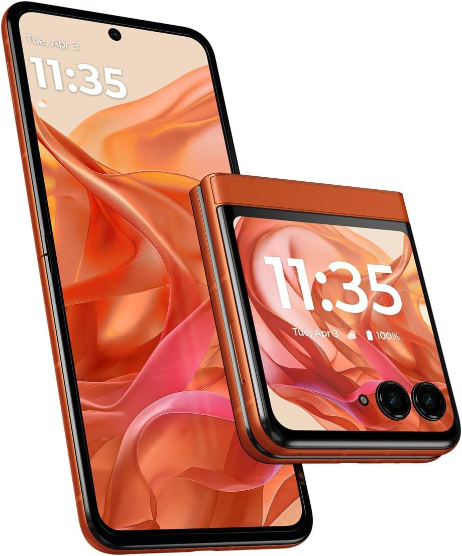 Motorola Razr | 2024 | Unlocked | Made for US 8/256GB | 50MP Camera | Spritz Orange