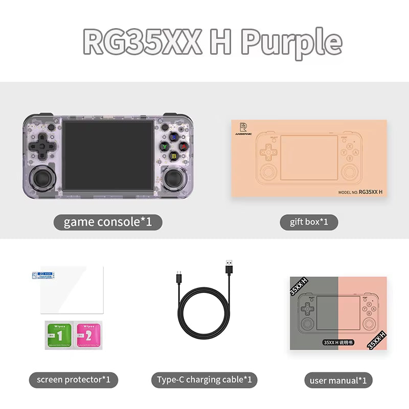 RG35XXSP Portable Flip Retro Handheld Game Console 3.5 Inch IPS Screen Linux System 3300Mah Supports 5G Wifi Bluetooth