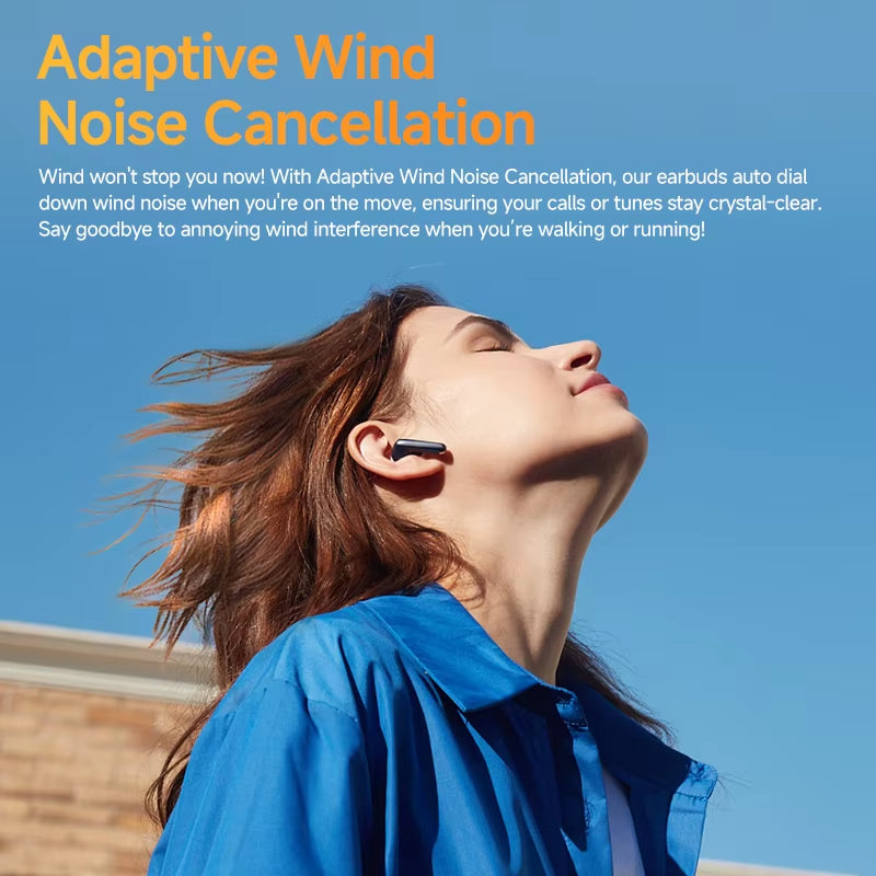 HT10 Ailybuds Pro+ ANC Wireless Earphones Hi-Res Audio with LDAC 6 Mic AI HD Call Headset Bluetooth 5.3 Dual Connect Earbuds