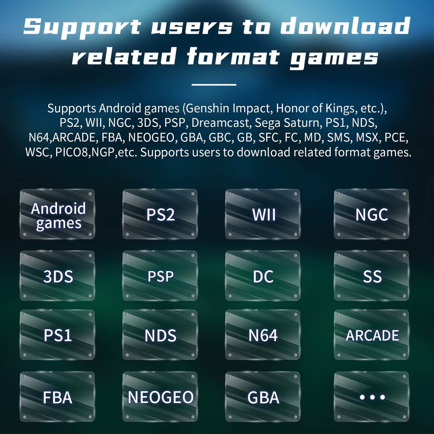 RG Cube Retro Handheld Game Console 3.95" IPS Touch Screen Android 13 RGB Lighting Hall Joystick Support WIFI Streaming