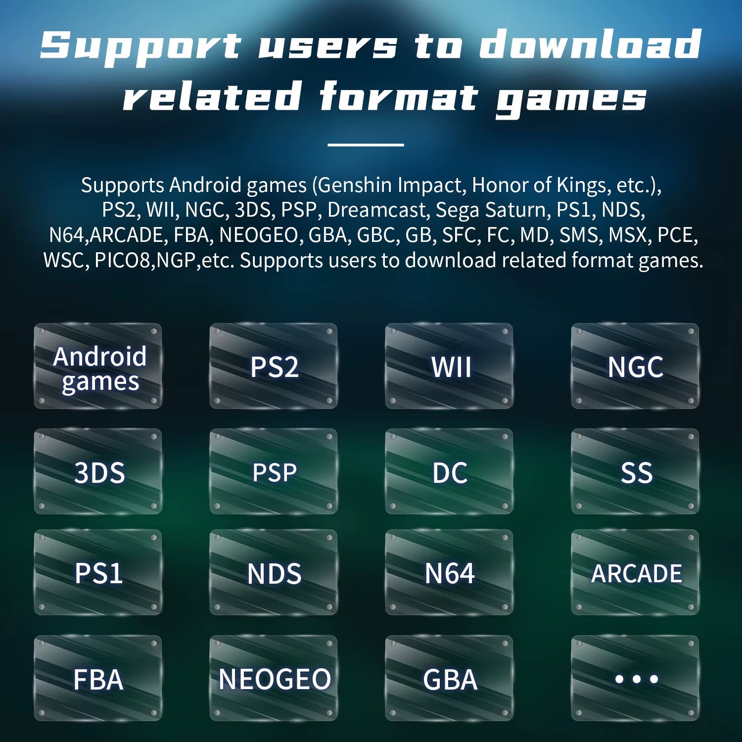 RG Cube Retro Handheld Game Console 3.95" IPS Touch Screen Android 13 RGB Lighting Hall Joystick Support WIFI Streaming