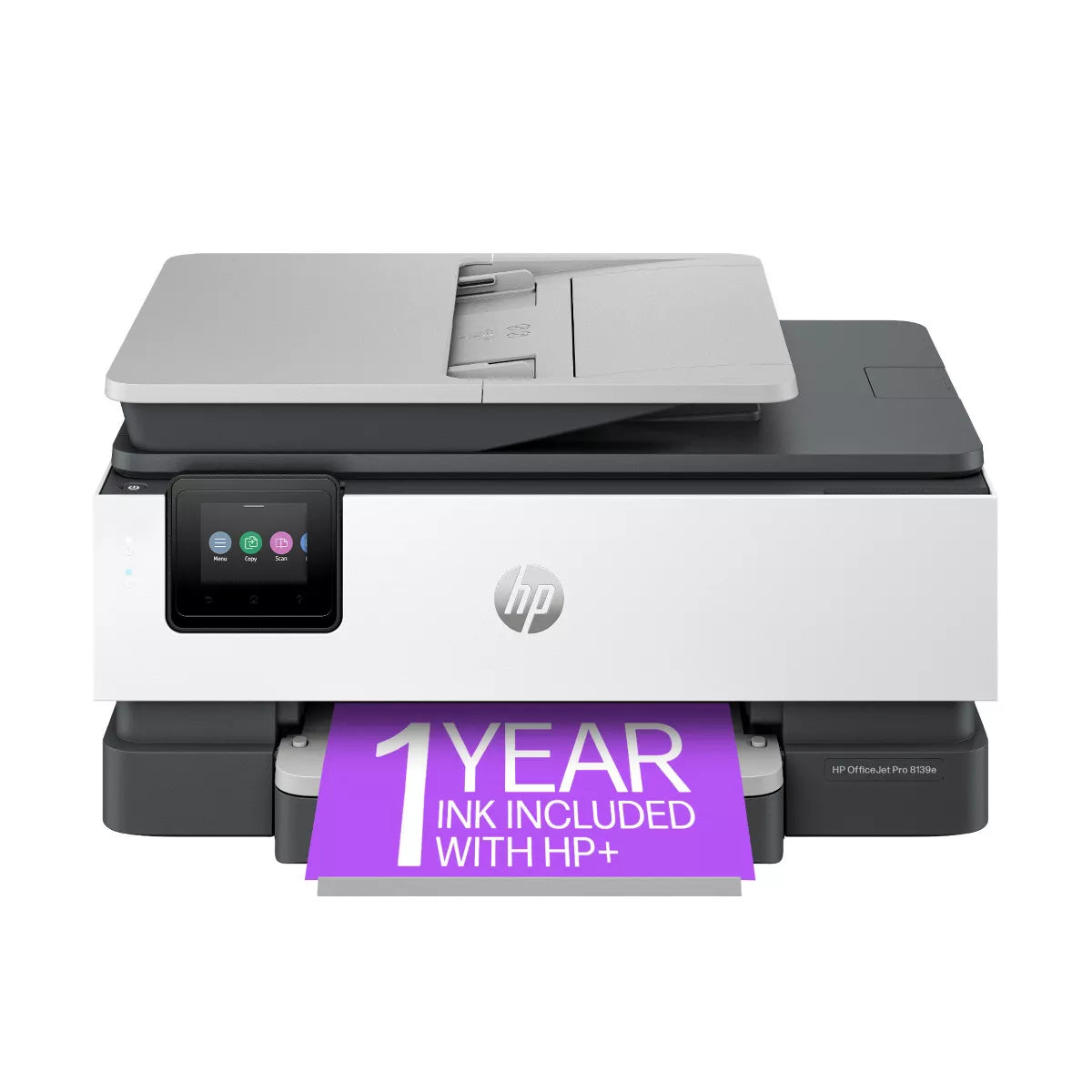 HP Officejet Pro 8139E Wireless All-In-One Printer with 1 Full Year Instant Ink with HP+, Ai-Enabled