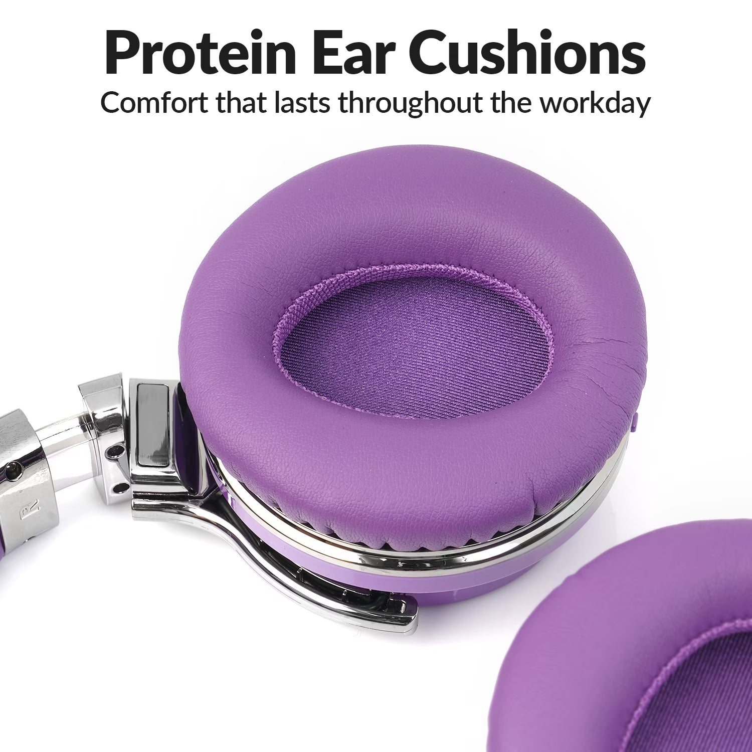 Bluetooth Noise-Canceling Over-Ear Headphones, E7Anc