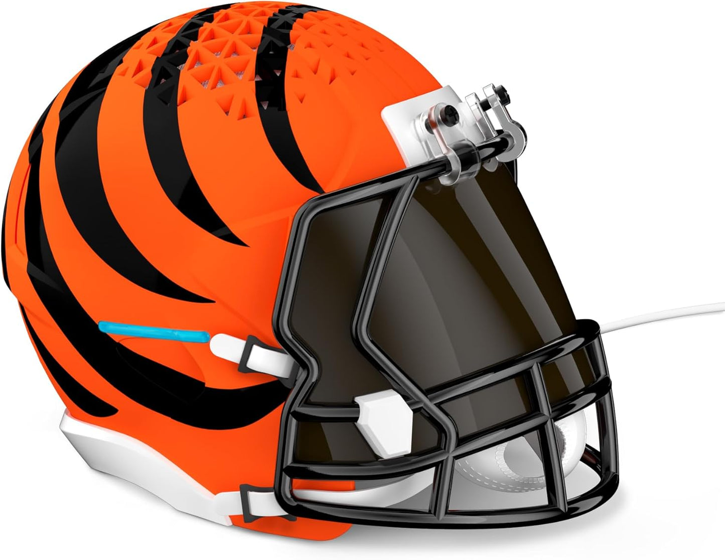 NFL Echo Dot Bundle: Includes Echo Dot | Charcoal and Limited-Edition NFL Helmet Stand | Cincinnati Bengals. Available in All 32 NFL Team Designs. While Supplies Last.