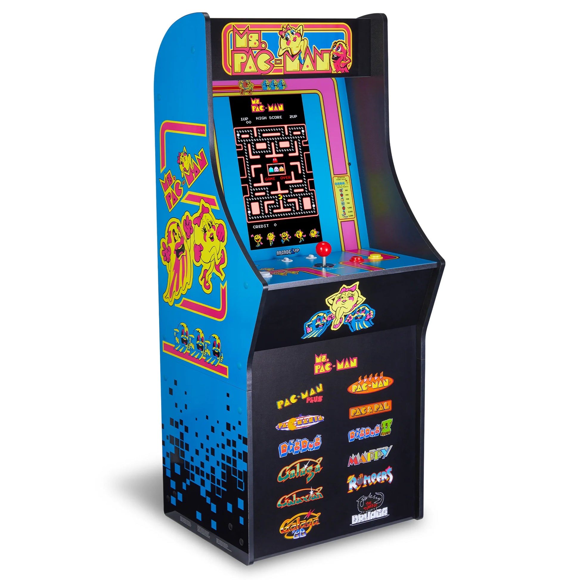 Ms. Pac-Man Classic SE Arcade Machine with 13 Games Included, 4 Feet Tall
