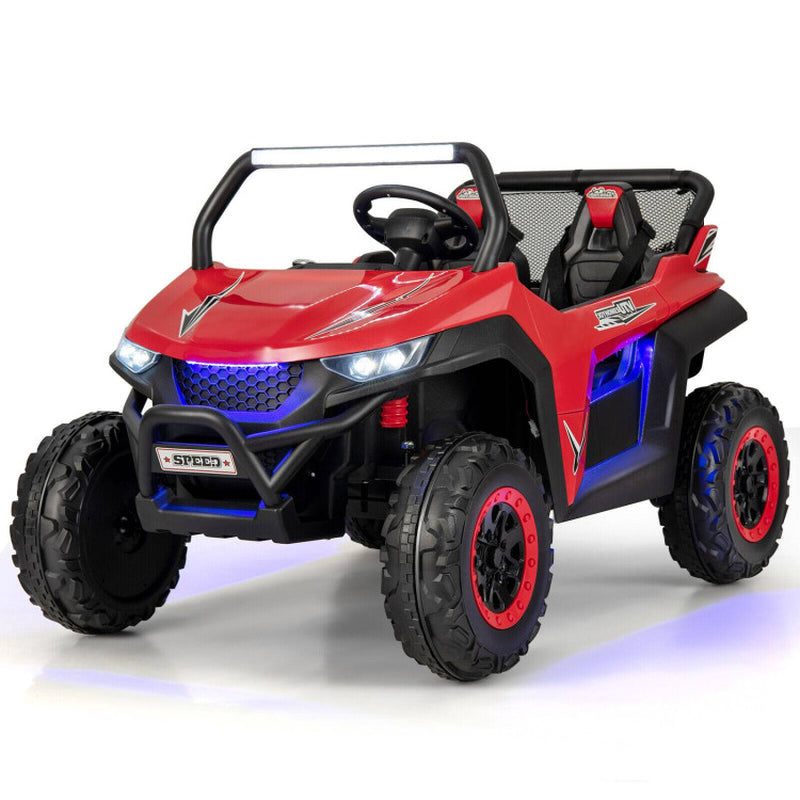12V 2-Seater Kids Ride on UTV with Slow Start Function and Music Player