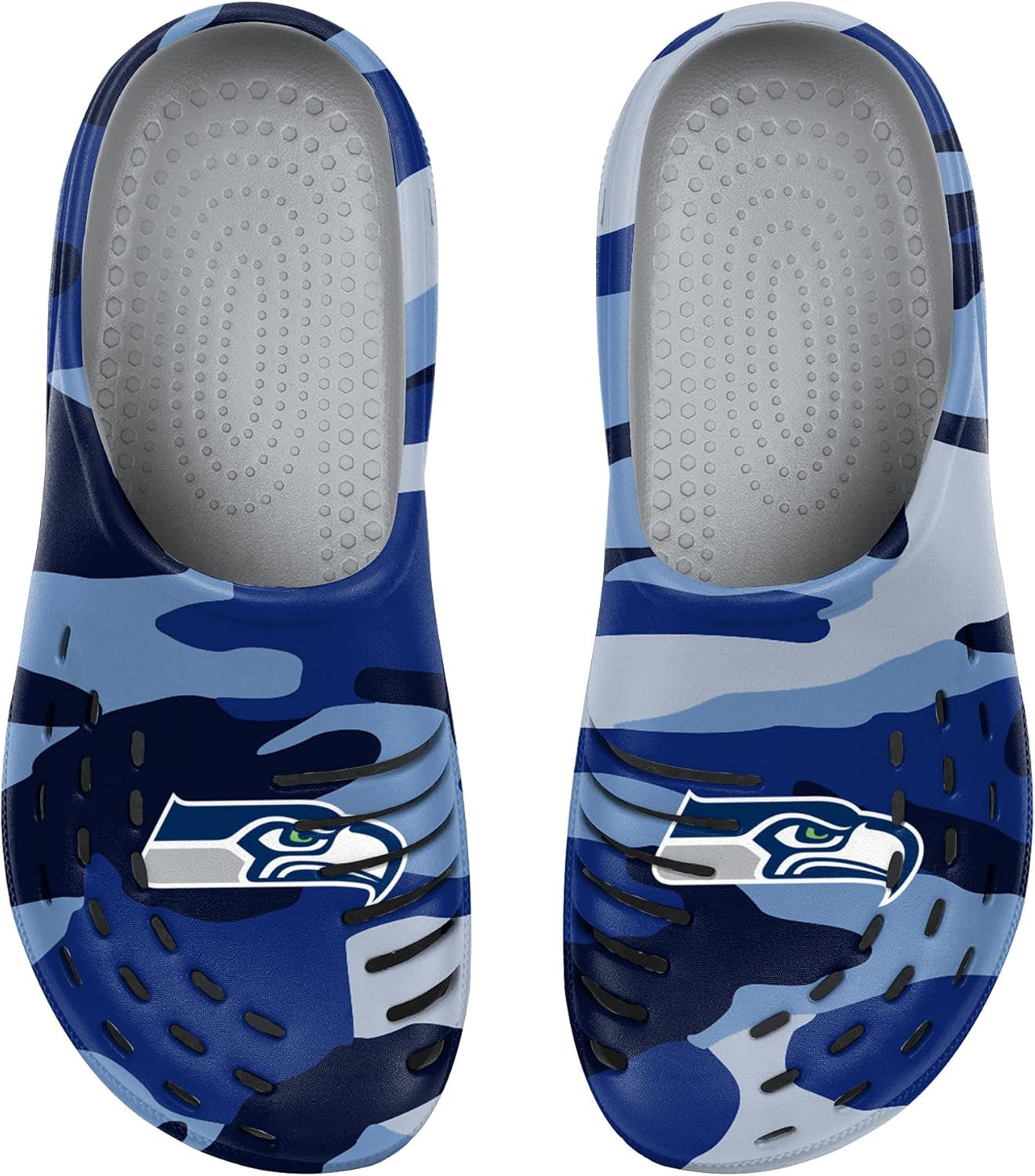 Men'S NFL Team Logo Garden Water Sandals Shoes Slipper Clogs