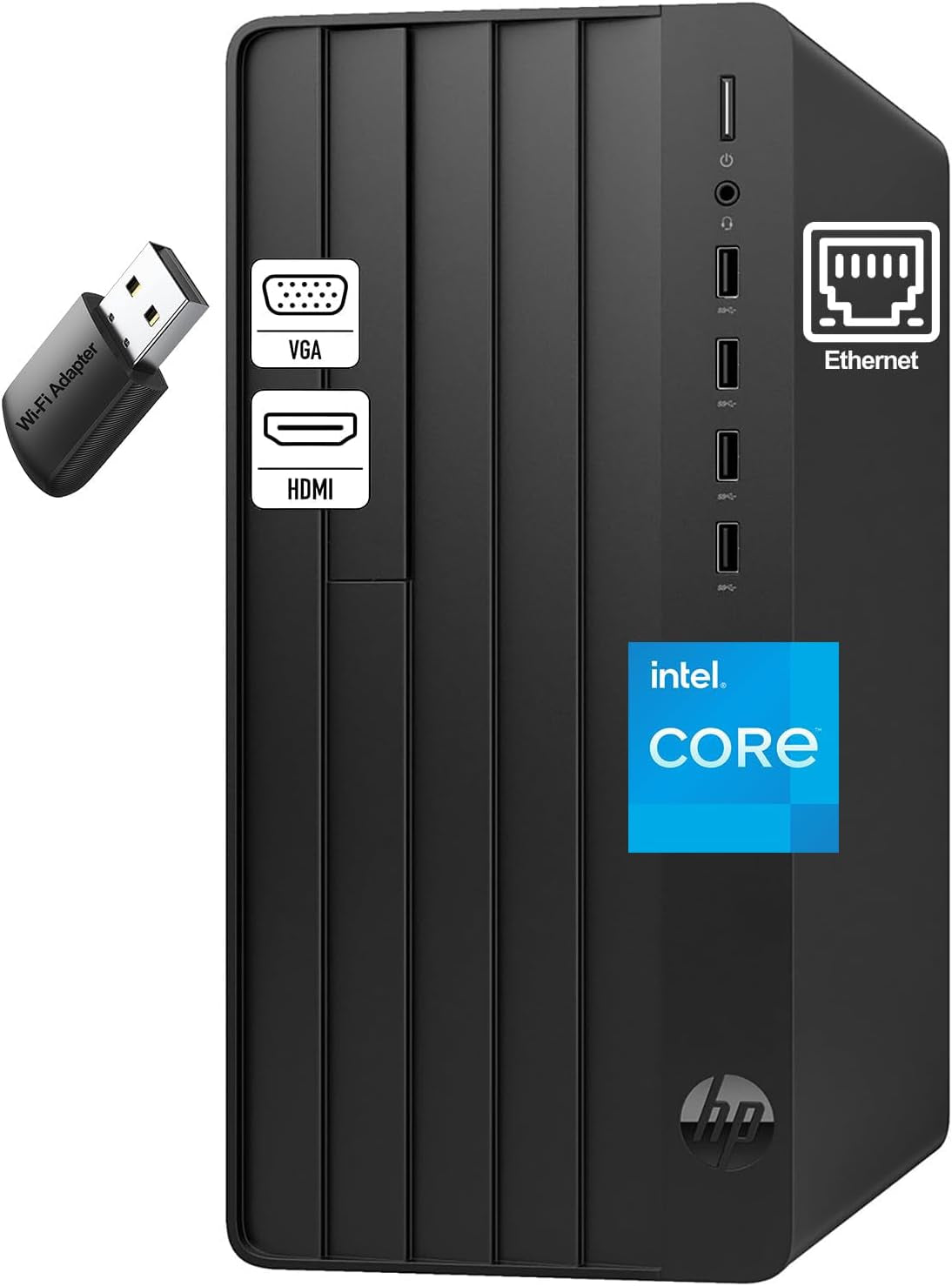 2026 Pro Tower Business Desktop PC | Intel I3 4-Core up to 4.5Ghz