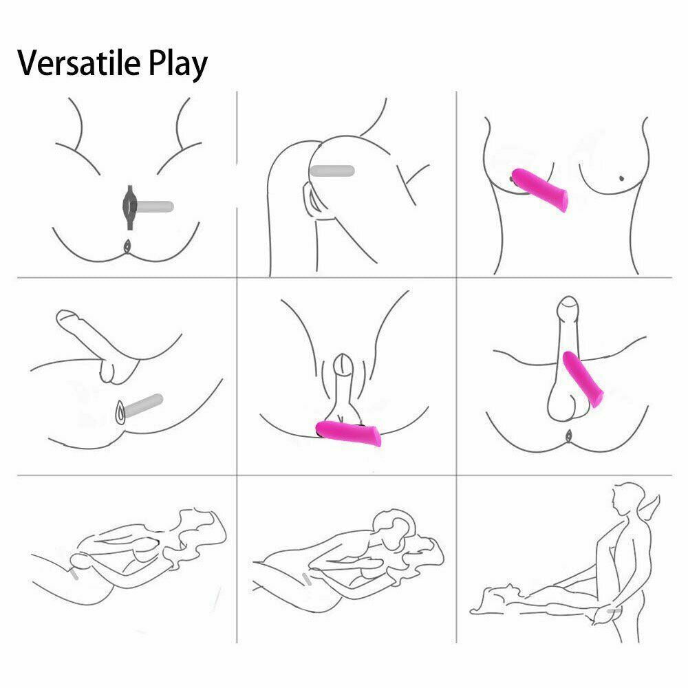 Waterproof Wireless Remote Control Bullet Clit Vibrator Sex Toys for Women US