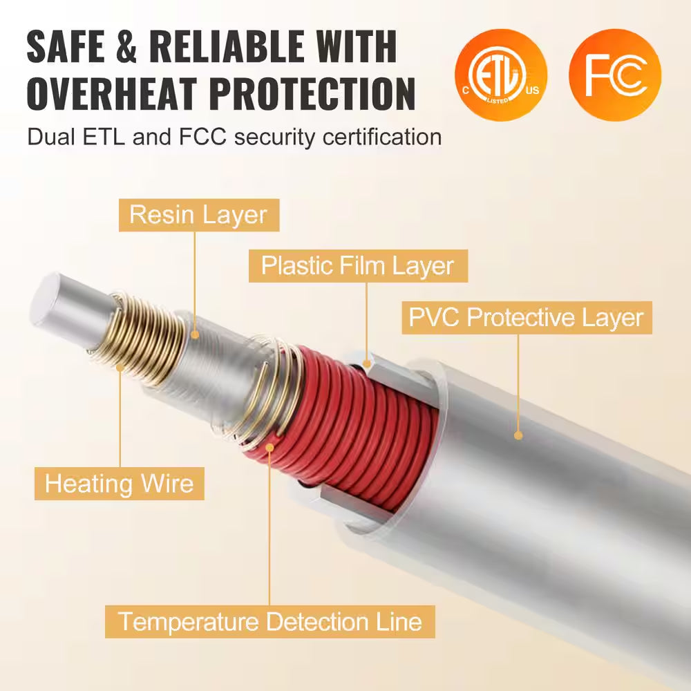 Heated Blanket Electric Throw 100 In. X 90 In. Twin Size Soft Flannel, Sherpa Heating Blanket Electric Blanket, Beige