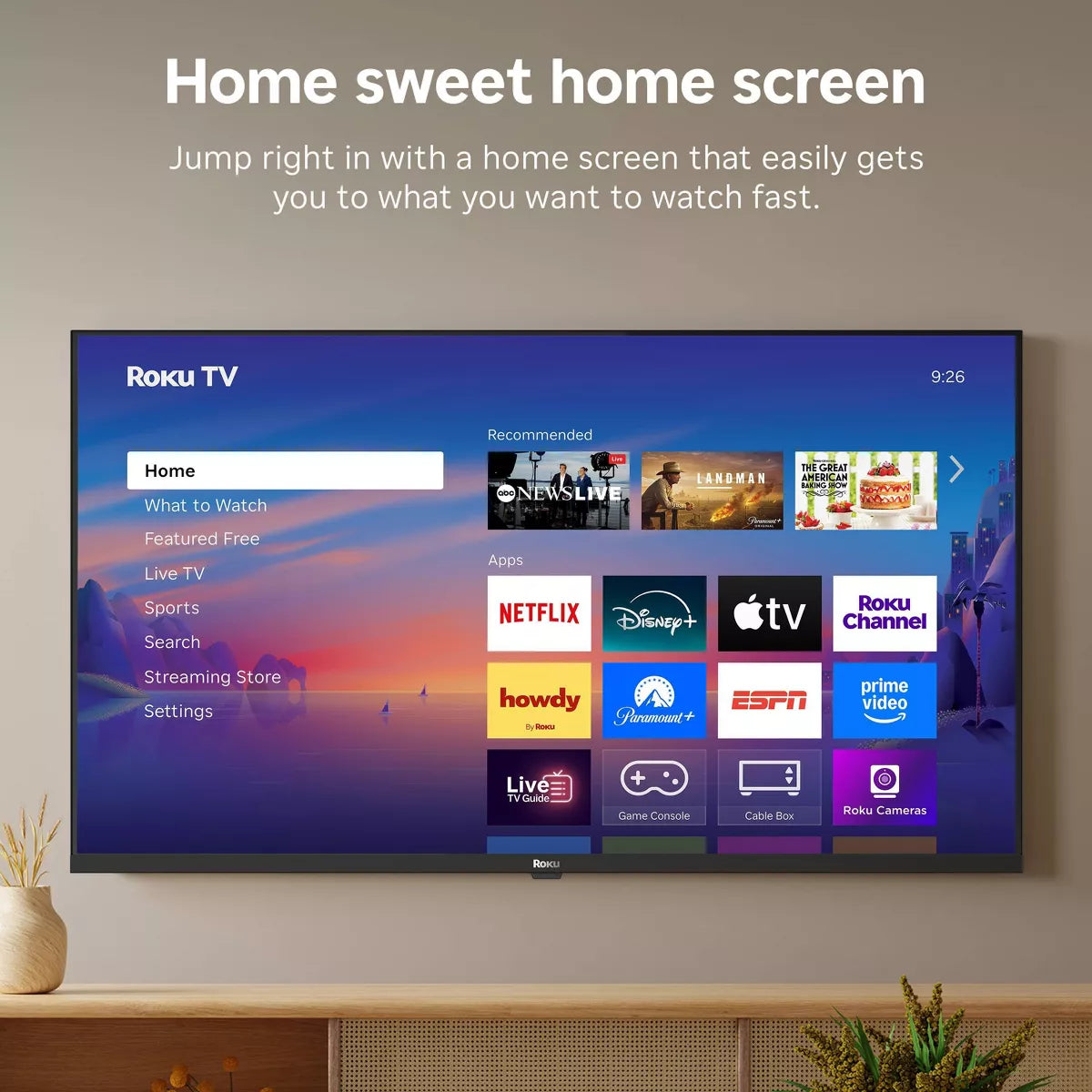 Roku 32" Select Series 720P HD Smart Roku TV with Roku TV Remote