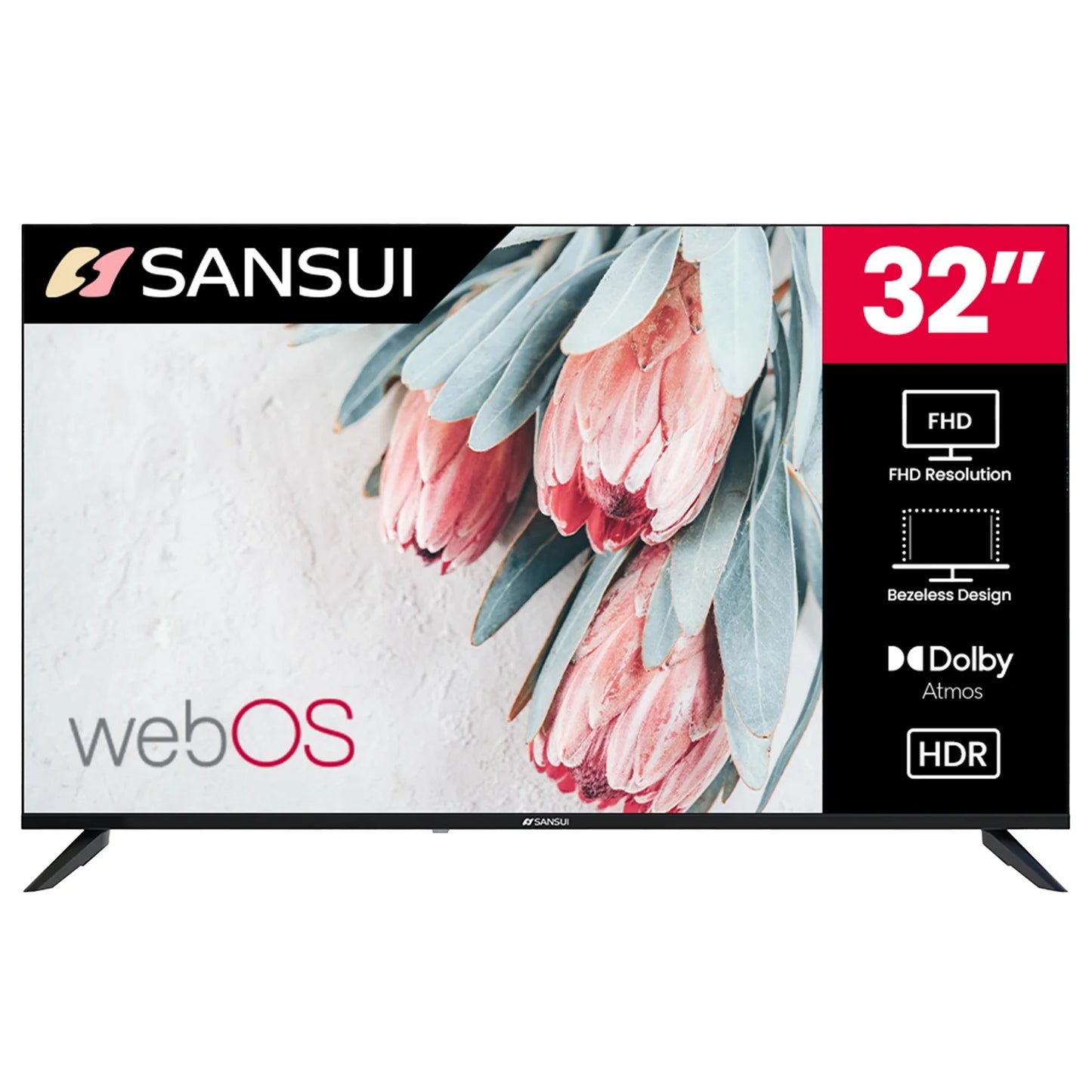 32" 1920 X 1080 LED Bluetooth/Wi-Fi Smart TV , S32VAFW