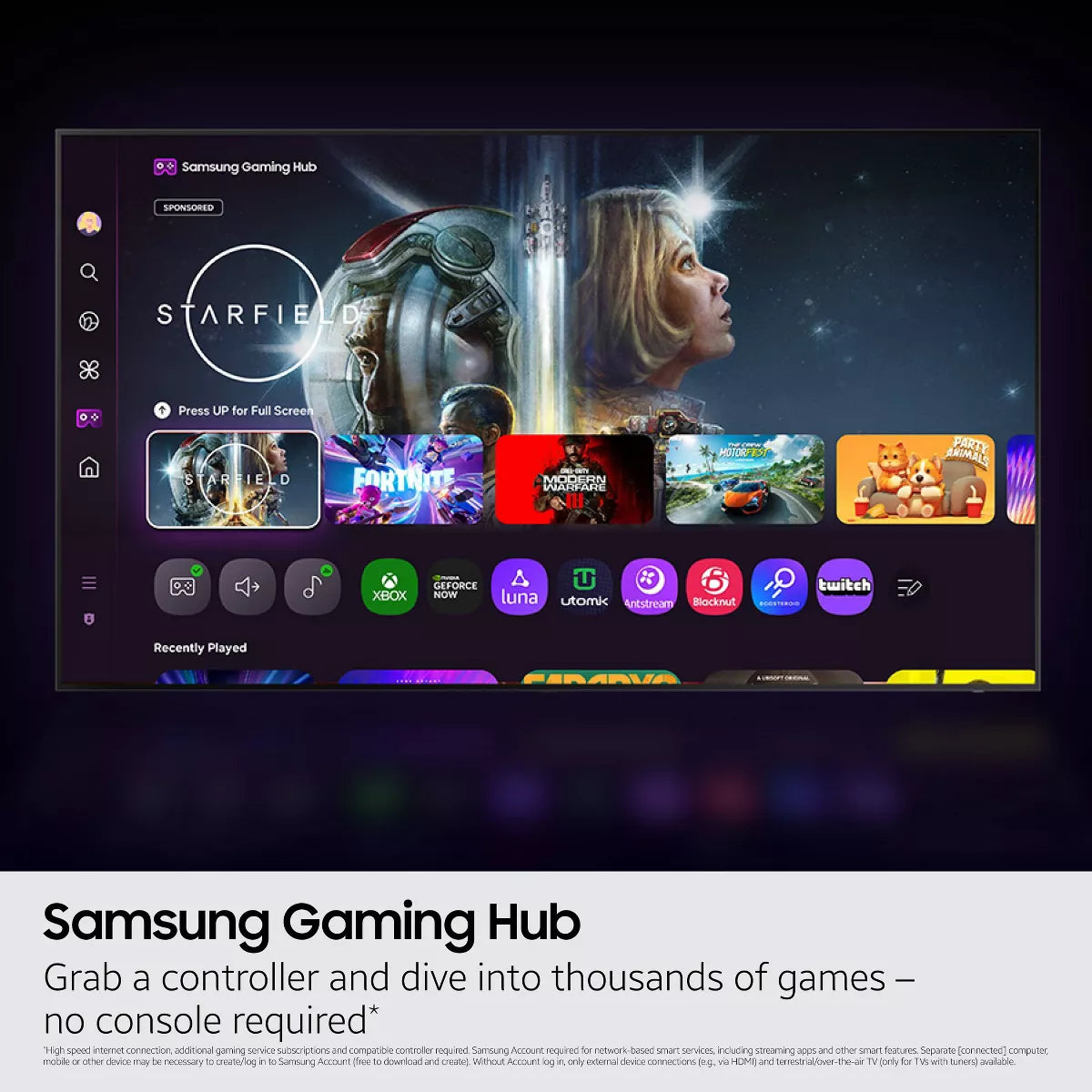 Samsung Crystal UHD 4K Smart TV