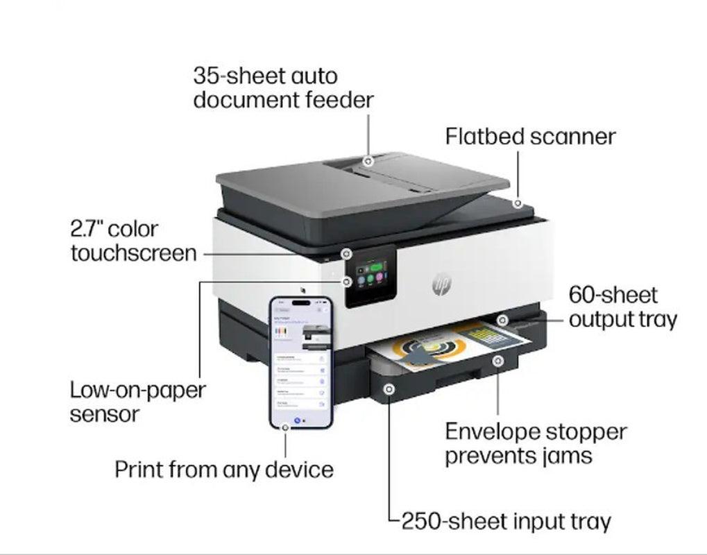 HP Officejet Pro 9125E All-In-One Printer with 3 Months Instant Ink