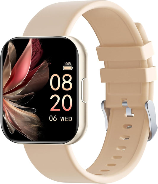 Ultra-Thin Aluminum Smart Watches for Wome (C-Gold)