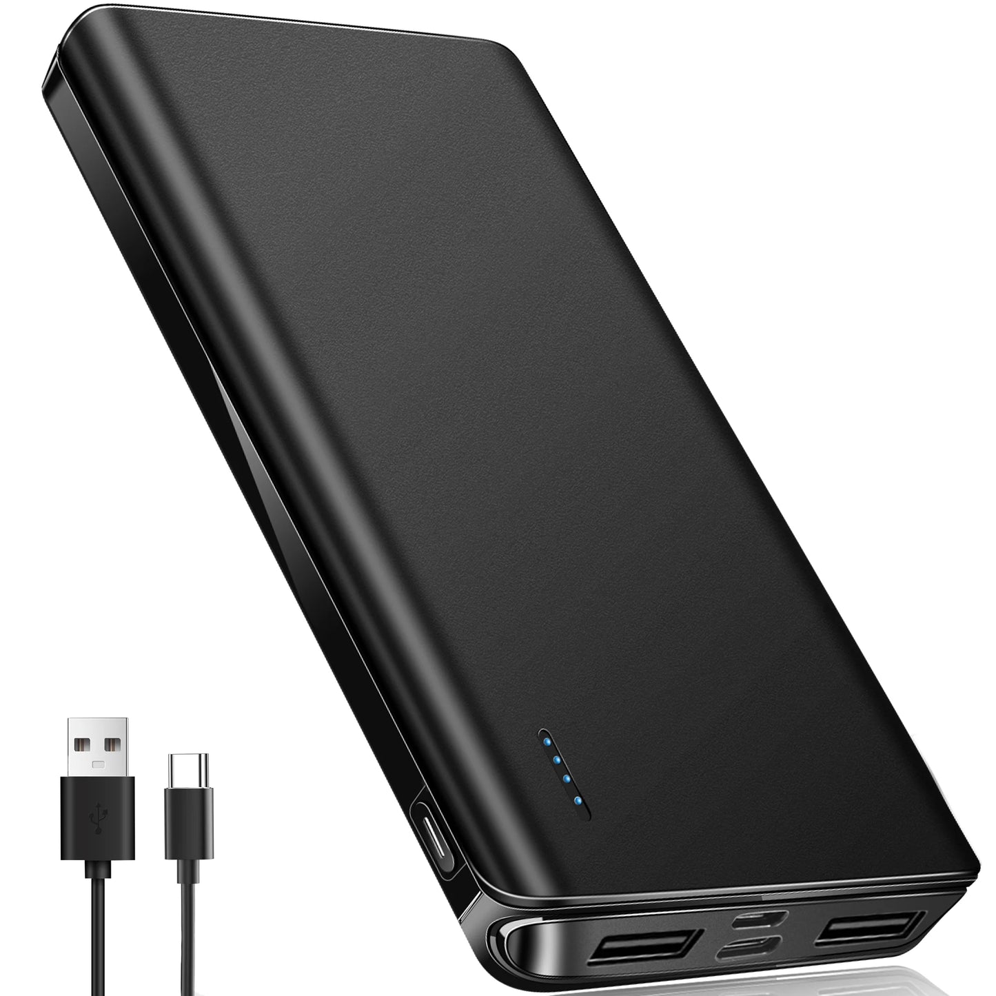 20000 Mah Portable Charger Power Bank Dual USB Battery Pack for Iphone, Ipad, Galaxy, Android, Pixel and Tablet (Pink)