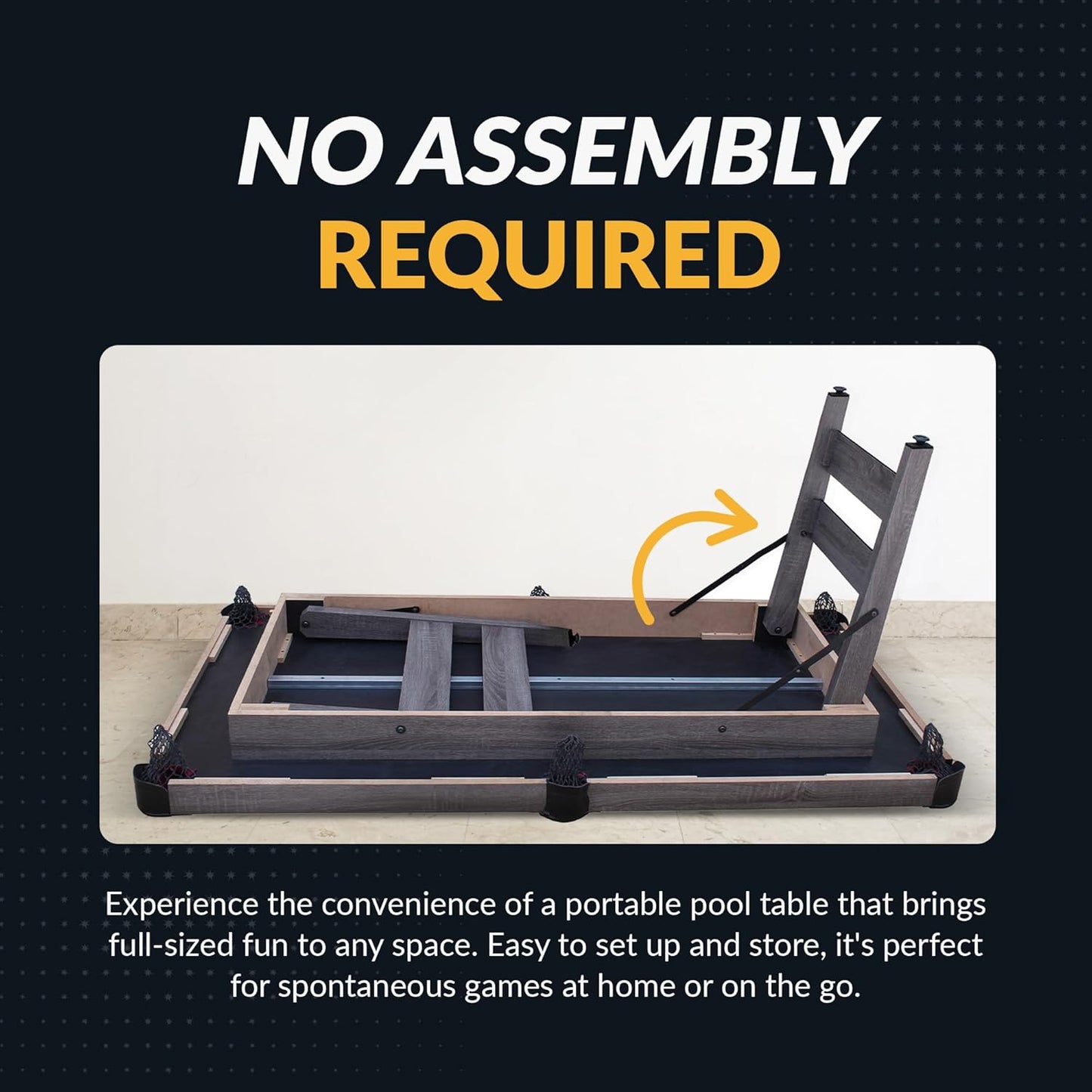 6' Pendleton Portable Pool Table